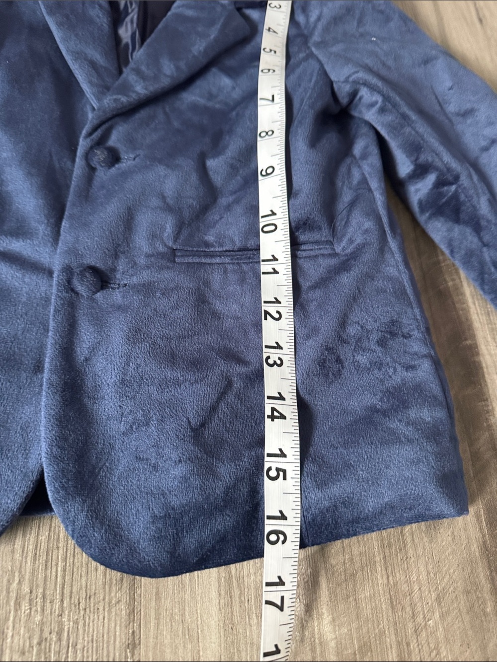 Tommy Bahama 4T boys suit jacket 
 navy blue velour soft toddler dressy - Picture 3 of 7